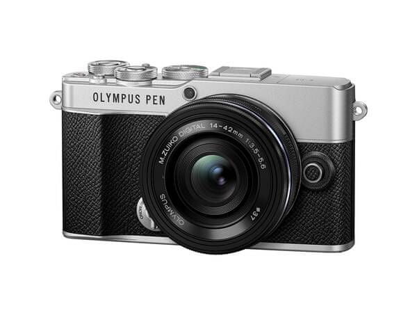 Olympus E-P7 + 14-42 Pancake Zoom Kit Silver/Black (V205111SE000)